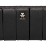 Tommy Hilfiger Denarnice TH ICON LRG ZA QUILTED AW0AW17747 Črna | Shoptok.si