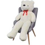 vidaXL XXL Mekani Plišani Medvjedić Bijeli 160 cm | shoptok.hr