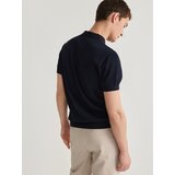 Reserved - Prugasti polo-džemper - mornarsko plava | shoptok.hr