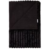 Catherine Lansfield Crna deka od mikropliša 130x170 cm Cosy Ribbed – Cijene