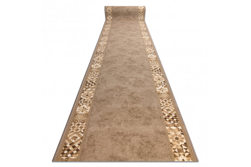 RugsX Tekač gumiran MURCIA Lizbonske ploščice, Okvir, proti zdrsu bež 80 80x930 cm, (21997370) | Shoptok.si