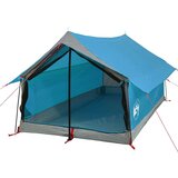 vidaXL Šotor za kampiranje za 2 osebi moder 193x122x96 cm 185T taft | Shoptok.si
