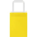  Papirnate vrećice 250 kom s ručkama žute 15x8x21 cm | shoptok.hr