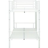 vidaXL Krevet na kat bijeli metalni 90 x 200 cm | shoptok.hr