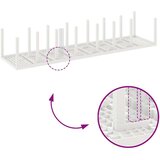 vidaXL Vrtna jedilna garnitura 15 pcs Bela Velik Ratan | Shoptok.si