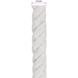 Konop Bijelo 1,4 x 1,4 x 2500 cm Pamuk | Eponuda.com