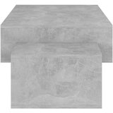  Stolić za kavu siva boja betona 105 x 55 x 32 cm od iverice | shoptok.hr