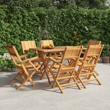  Sklopive vrtne stolice 6 kom 55x61x90 cm od masivne tikovine | shoptok.hr