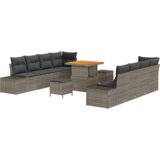  Vrtna sedežna garnitura 11 pcs Svetlo siva in temno siva, (5000135175) | Shoptok.si