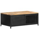  Stolić za kavu 90 x 50 x 37 cm od masivnog grubog drva manga | shoptok.hr