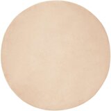 vidaXL Faux Rabbit Fur Rug Bež Ø 120 cm Poliester | shoptok.hr