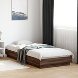 Furnova Posteljni okvir brez vzmetnice hrast 90x200 cm inženirski les, (21938959) Cene
