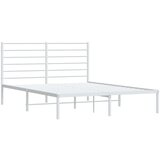 vidaXL Metalni okvir za krevet s uzglavljem bijeli 120 x 190 cm | shoptok.hr