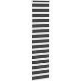 vidaXL Zavjesa zebra crna 65x230 cm širina tkanine 60,9 cm poliester | shoptok.hr