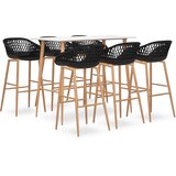  7-dijelni barski set bijelo-crni | shoptok.hr