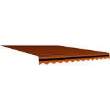 vidaXL Tenda iz platna oranžna in rjava 350x250 cm Cene