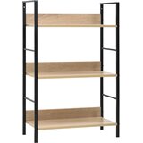 vidaXL Police za knjige s 3 razine boja hrasta 60x27,6x90,5 cm iverica Cijene