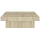  Stolić za kavu boja hrasta sonome 90 x 90 x 28 cm od iverice | Eponuda.com
