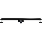  2 v 1 Odvod za prho Črna 90 cm Nerjaveče jeklo 304, (5000248859) | Shoptok.si
