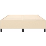  Za krevet s oprugama krem 140 x 190 cm od tkanine | shoptok.hr