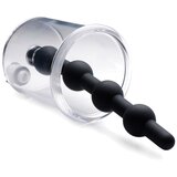 Tom of Finland Rose Bud Cylinder with Beaded Silicone Insert Black Cene