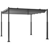  Terasa pergola, 3x3m, siva | shoptok.hr