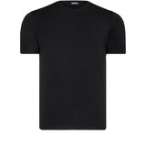 Dewberry T8569 BIKE COLLAR MEN'S T-SHIRT-PLAIN BLACK Cene