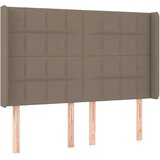  Box spring postelja z vzmetnico LED taupe 140x200 cm blago, (20901533) | Shoptok.si