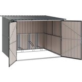  Drvarnica za bicikle 3 pcs Antracit 216 x 207 x 158 cm Metal | shoptok.hr