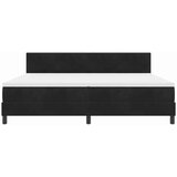  Krevet sa kutijom opruga i dušekom &amp LED Crni 200x200 cm Baršun | shoptok.hr