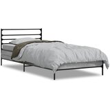  Okvir za krevet boja hrasta 100x200cm konstruirano drvo i metal | shoptok.hr