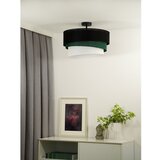 Duolla - Plafonski luster TRIO 1xE27/15W/230V prečnik 45 cm crna/zelena/bela | Eponuda.com