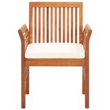  3-dijelni vrtni blagovaonski set s jastucima bagremovo drvo | shoptok.hr