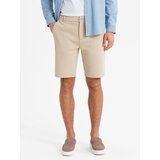 Ombre Men's structural knit SLIM FIT shorts - sand | Eponuda.ba