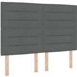  Postelja z vzmetnico in klopjo Temno siva 160x200 cm Tkanina, (22083945) | Shoptok.si