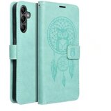 Mezzo Book case preklopna torbica za SAMSUNG GALAXY A14 4G / A14 5G lovilec sanj zelena | Shoptok.si