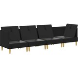  Modularni set sofe sa skladištem 4 pcs Crna Tkanina | Eponuda.ba