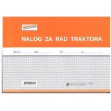 NARODNE NOVINE-UT VII-28 NALOG ZA RAD TRAKTORA; Blok 3 x 50 listova, 21 x 14,8 cm | shoptok.hr