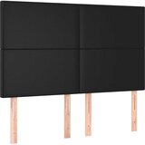  s oprugama i madracem crni 140 x 200 cm od umjetne kože | shoptok.hr