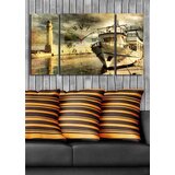 Wallity zidni sat 3P204045CS-5, 84x45 cm, 3 dela | ePonuda.com
