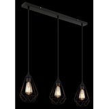 Globo 15745-3H - Viseći luster na sajli ZACHARY 3xE27/60W/230V | Eponuda.com
