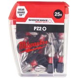Milwaukee TIP PZ2 x 25 mm/25 psov. Shockwave, (21110864) | Shoptok.si