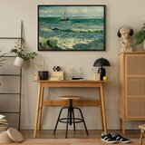  Slika - Vincent van Gogh – Seascape at Saintes-Maries 90x60 U crnom drvenom okviru | shoptok.hr