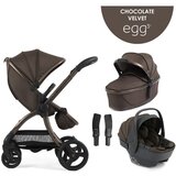 Egg 3 dječja kolica 3u1 s autosjedalicom Shell 360, Chocolate Velvet | shoptok.hr