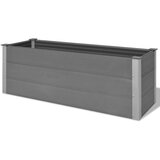  Posuda za Sadnju WPC 150x50x54 cm Siva | shoptok.hr