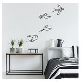 WALLXPERT Set zidnih ukrasa Hope, 1,2 mm, 4 komada, crni | Eponuda.ba