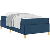  Krevet s opruga kutije Ostalo Plava i bijela 100 x 200 cm Pjena | shoptok.hr