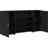 Recepcijski stol crni hrast 200x50x103,5 cm inženjerski drvo | Eponuda.ba