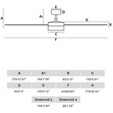 Faro 34293-1TW - LED prigušiva ventilator CRUISER LED/18W/230V 2700/4000/6500K + DO | Eponuda.com