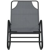  Gugalni ležalnik siv jeklo in tekstil, (21073673) | Shoptok.si